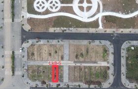 Chuyển nhượng lô đấu giá áp góc xẻ khe đất đấu giá mặt đường liên xã Thuỵ Lâm, Đông Anh. Diện tích 80m (5mx16m )