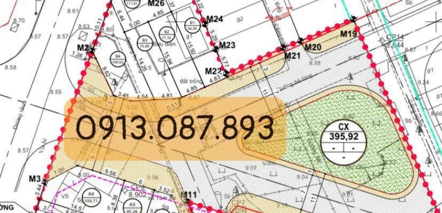 Chuyển nhượng lô góc 105m Tàm Xá – Đông Anh  Vị trí kinh doanh đường siêu to khủng lồ