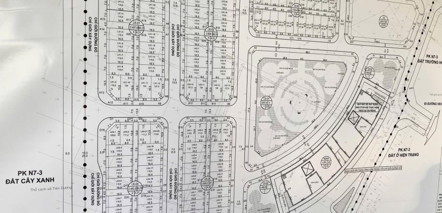 Chuyển nhượng lô góc view vườn hoa đấu giá Tây Bắc-Lễ Pháp , Tiên Dương, Đông Anh