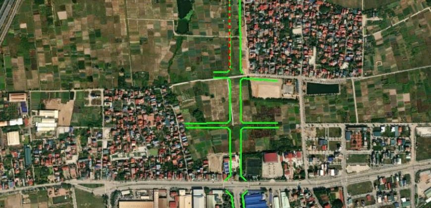 Lô góc mặt đường 40m đấu giá X9 Cán Khê, Nguyên Khê, Quận Đông Anh