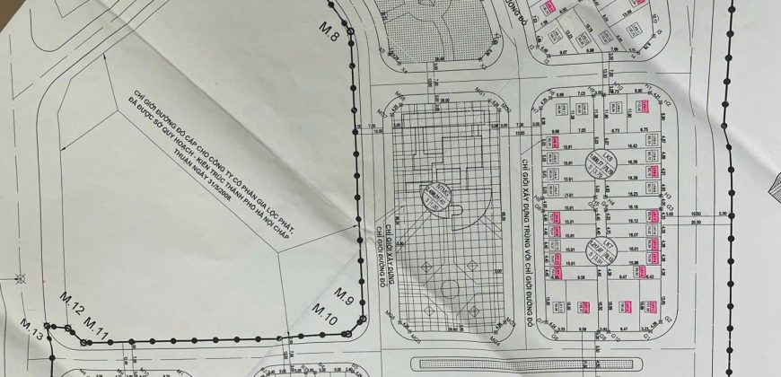 Bán lô đất khu Tái định cư BCA Cổ Dương, Tiên Dương, Đông Anh giáp mặt đường quy hoạch 40m