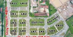 Bán lô đất khu Tái định cư BCA Cổ Dương, Tiên Dương, Đông Anh giáp mặt đường quy hoạch 40m