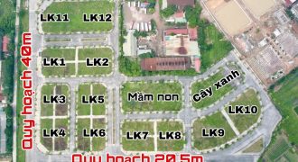 Bán lô đất khu Tái định cư BCA Cổ Dương, Tiên Dương, Đông Anh giáp mặt đường quy hoạch 40m