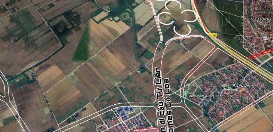 Đất Đấu Giá Đình Tràng – Dục Tú – Đông Anh 2 mặt đường trước và