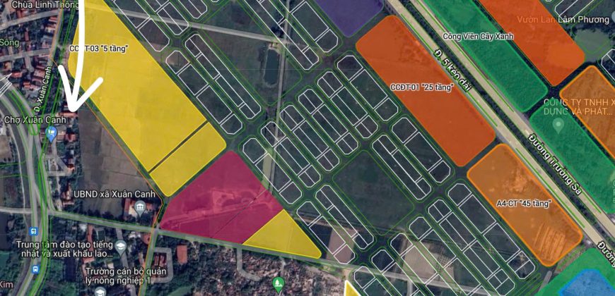 Chuyển nhượng đất giãn dân Lực Canh, Xuân Canh, Đông Anh