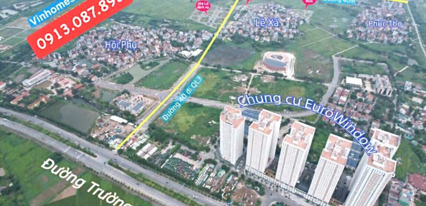 Bán đất X1 Đông Hội, Mai Lâm Đông Anh gần Vinhomes Cổ Loa cạnh đường quy hoạch 40m