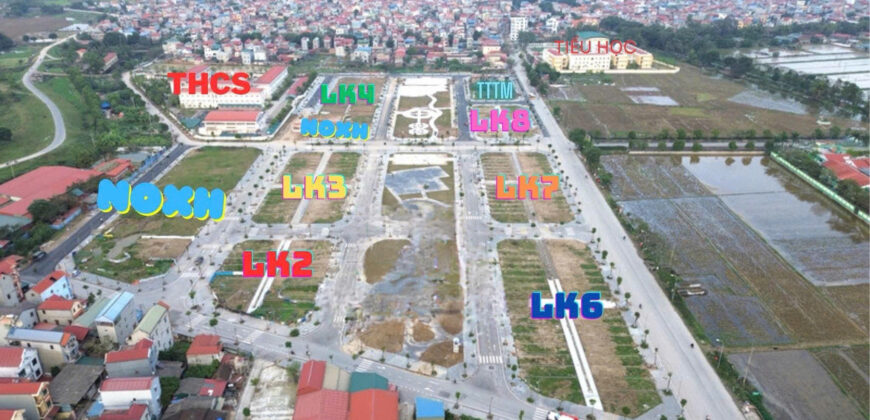 Cần bán Đất đấu giá xã Thuỵ Lâm huyện Đông Anh cũ Vỉa hè rộng