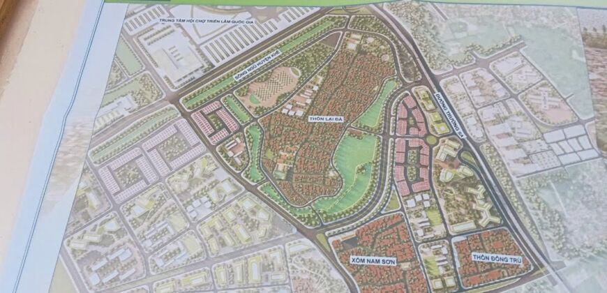 Chuyển nhượng 73m thổ cư làng văn hoá Lại Đà,Đông Hội,Đông Anh chân cầu Tứ Liên tương lai.