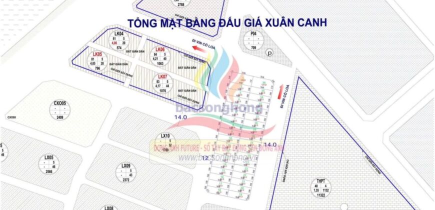 🔥 ĐẤU GIÁ XUÂN TRẠCH – ĐÔNG ANH – HÀ NỘI 🔥