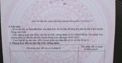 Chuyển nhượng 183.8m đất thổ Mai Lâm , Đông Anh ( nay thuộc xã Đông Anh – Hà Nội )